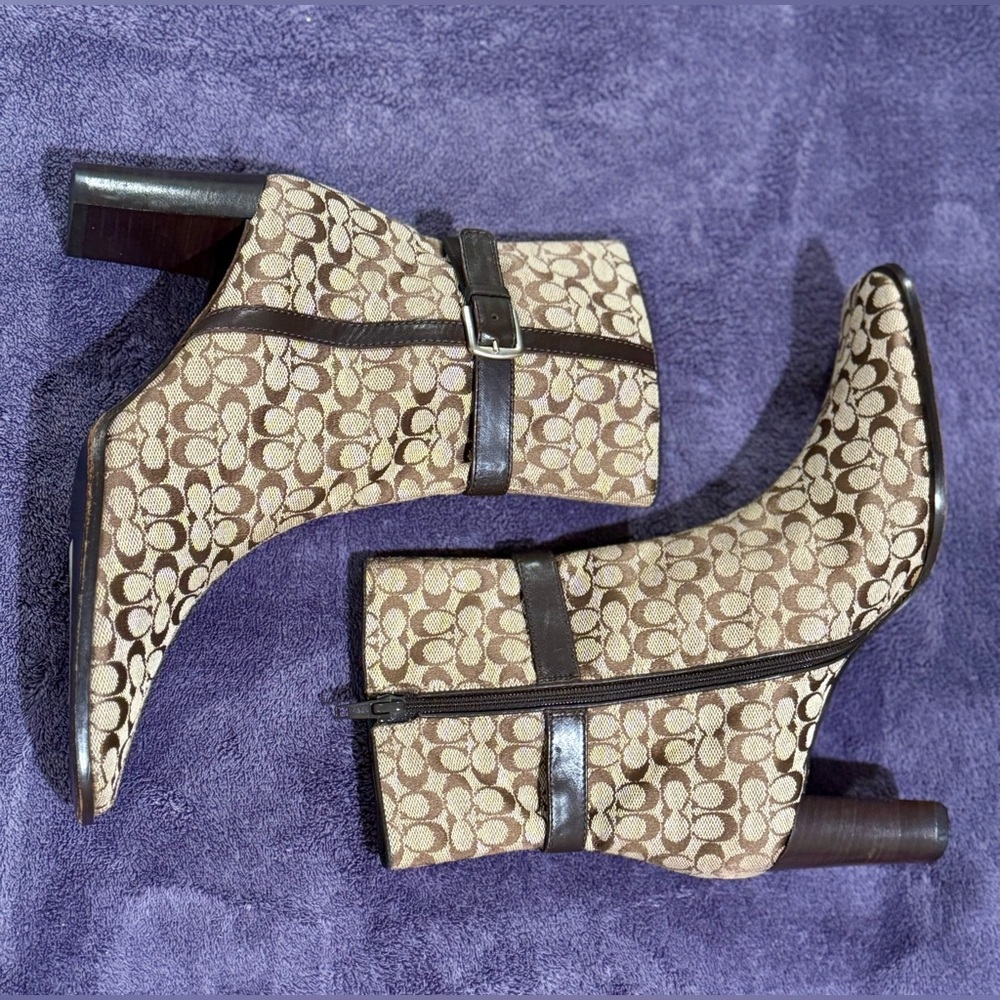 Coach Monogram Booties - Picture 3 of 10